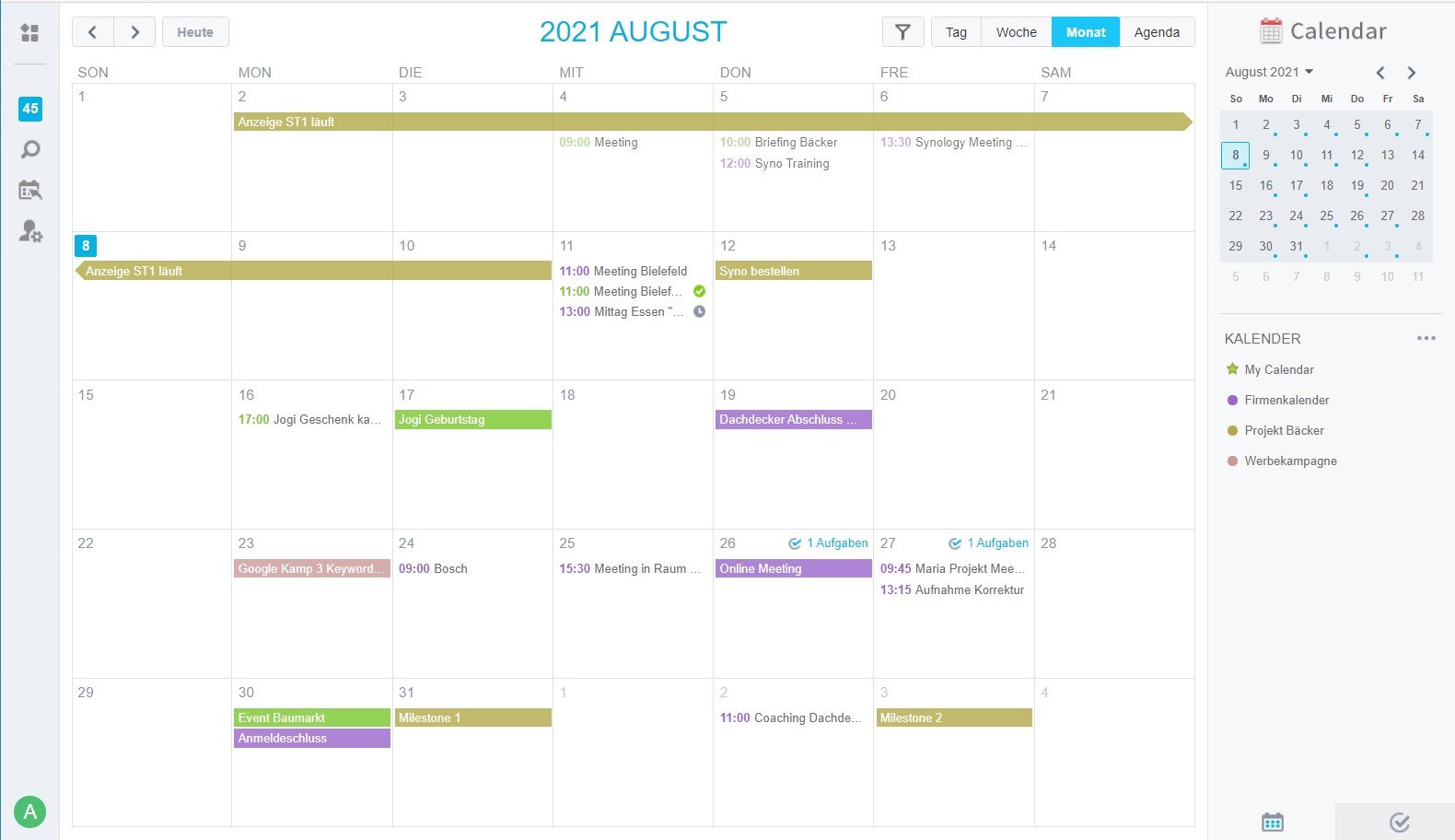 Synology Calendar